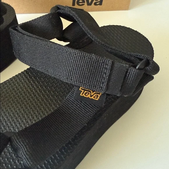 Text Universal Flatform - Black - Size 7 - Picture 2 of 10